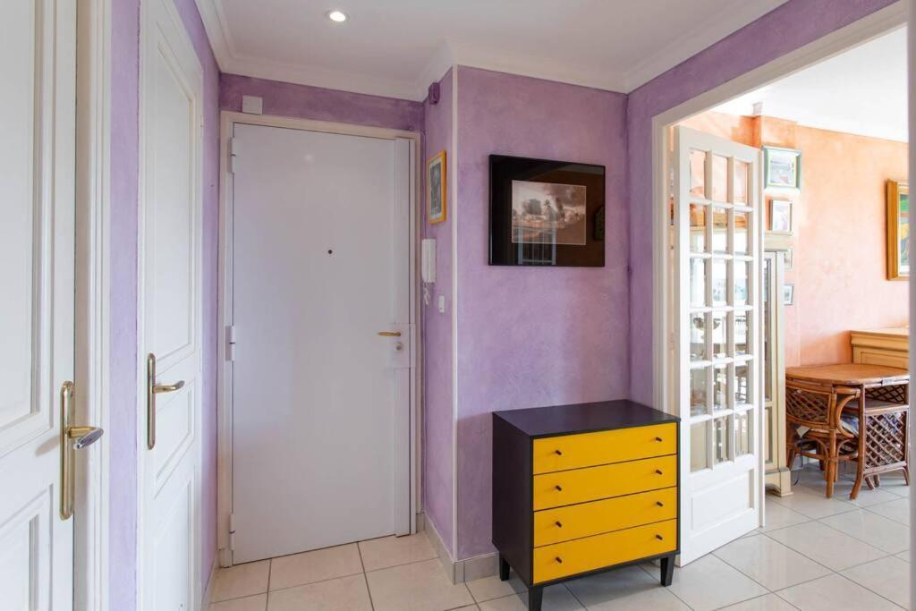Apartament A6- 2 Bdr Incredible Sea View - Ac, Garage & Terrace Antibes Zewnętrze zdjęcie