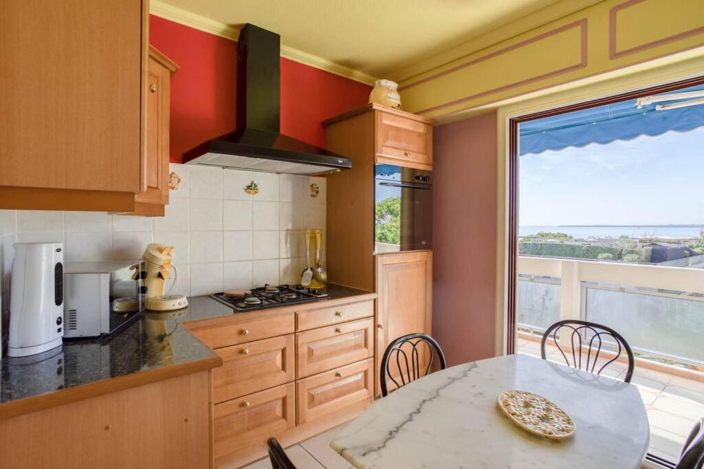 Apartament A6- 2 Bdr Incredible Sea View - Ac, Garage & Terrace Antibes Zewnętrze zdjęcie