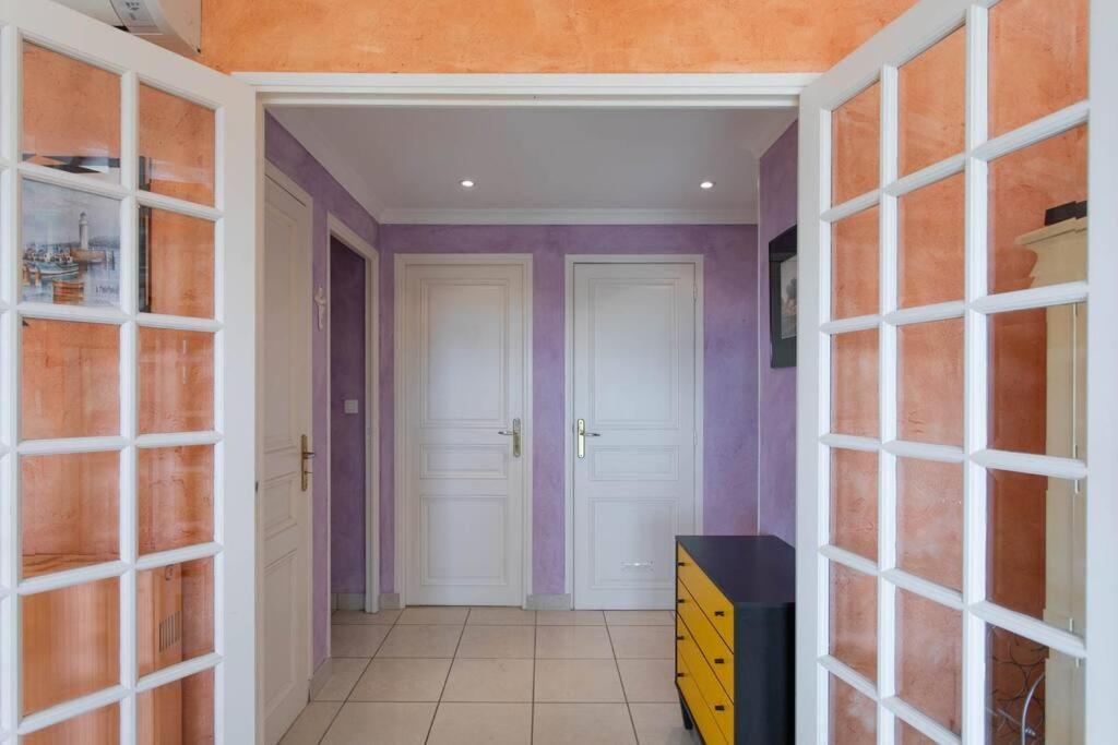 Apartament A6- 2 Bdr Incredible Sea View - Ac, Garage & Terrace Antibes Zewnętrze zdjęcie